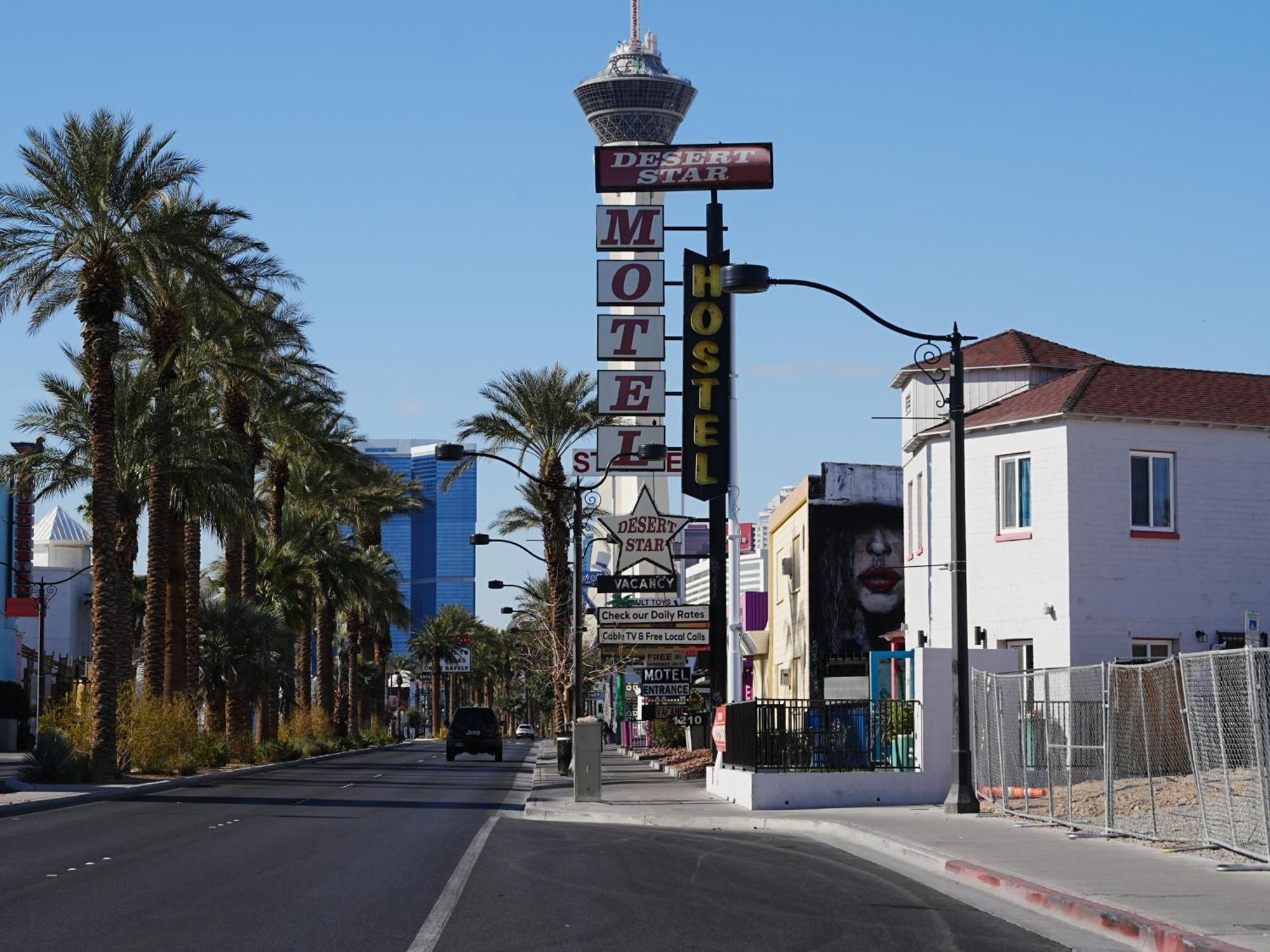 Sin City Hostel Las Vegas Exterior foto